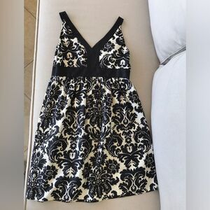 Ann Taylor LOFT Elegant Black and White Kids Dress